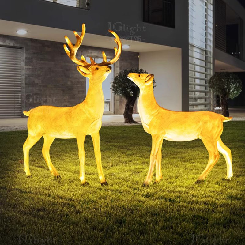 Outdoor Lighting And Decor - Iluminación de animales callejeros, estatua de