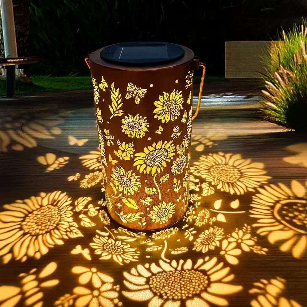Outdoor Lighting Yard - Luz de girasol y luz de