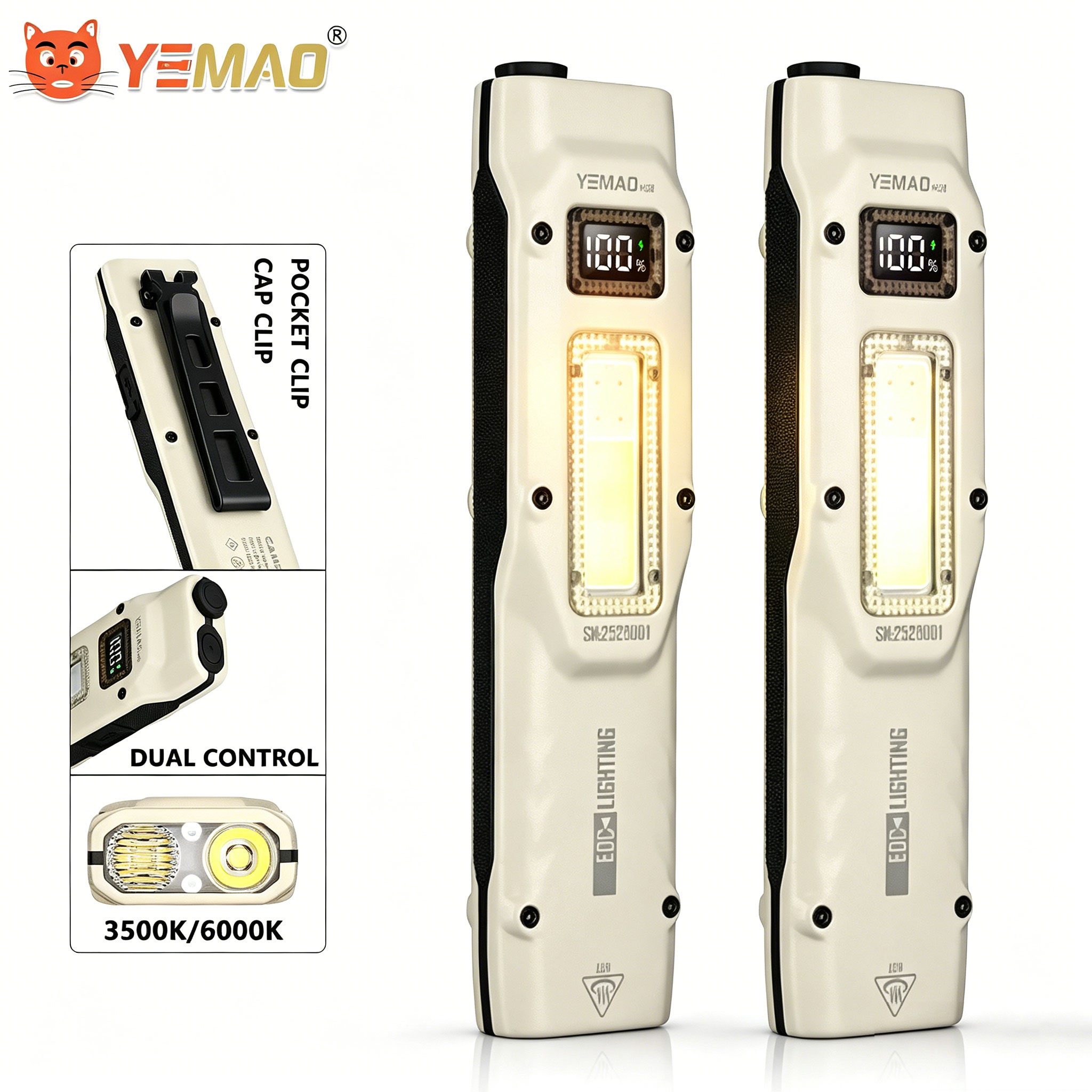 Outdoor Lighting Panel - Linterna DE TRABAJO táctica ultrafina de