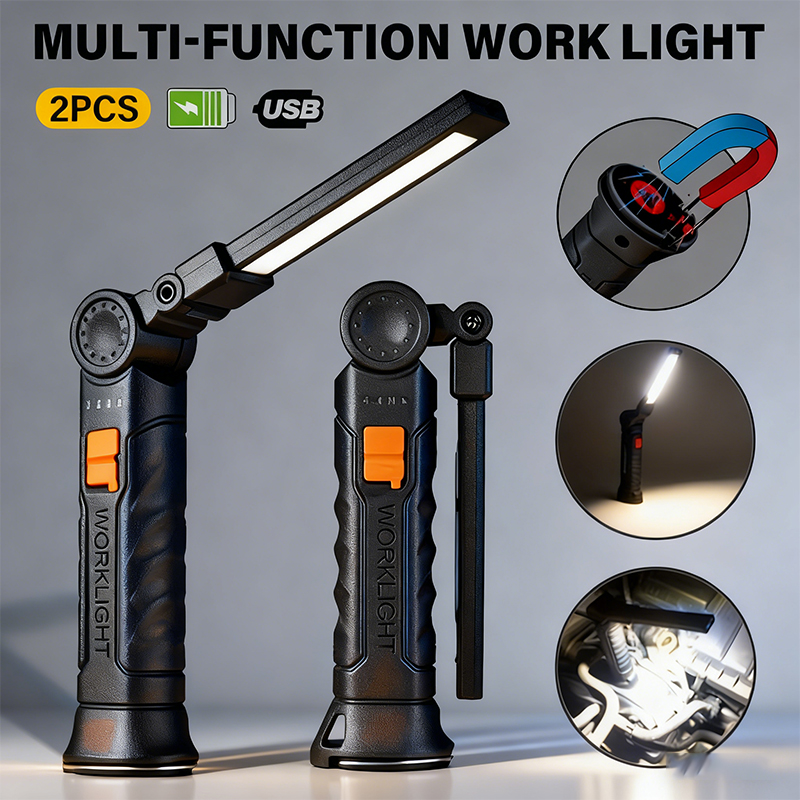 Outdoor Lighting Usb - Linterna LED COB portátil, luz de
