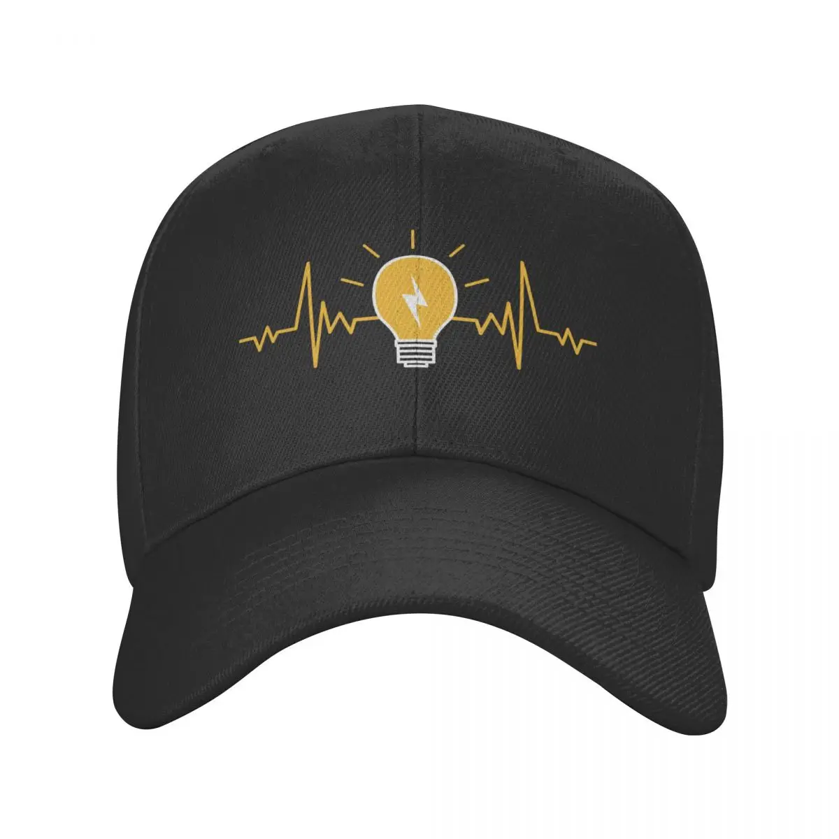 Outdoor Lighting Electrician - Gorra de béisbol con bombilla de