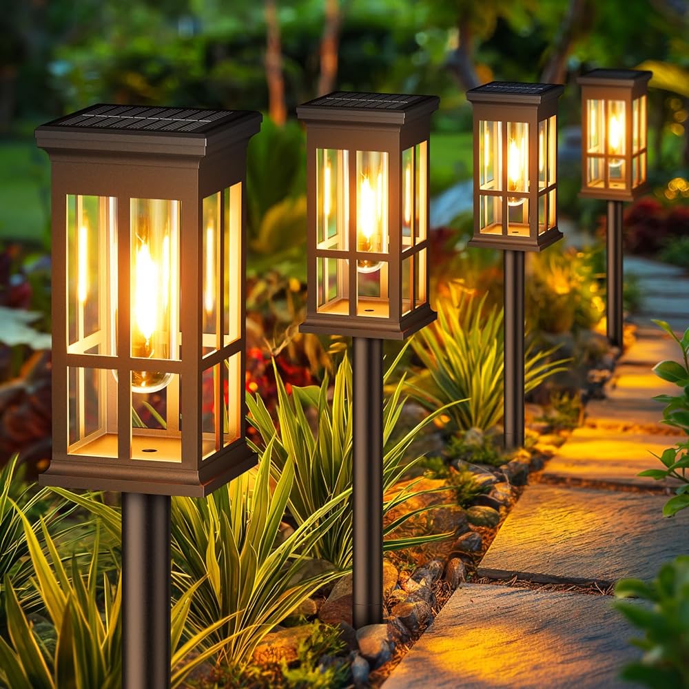 Landscape Spike Light - Lámpara Solar para Camino, Iluminación Exterior