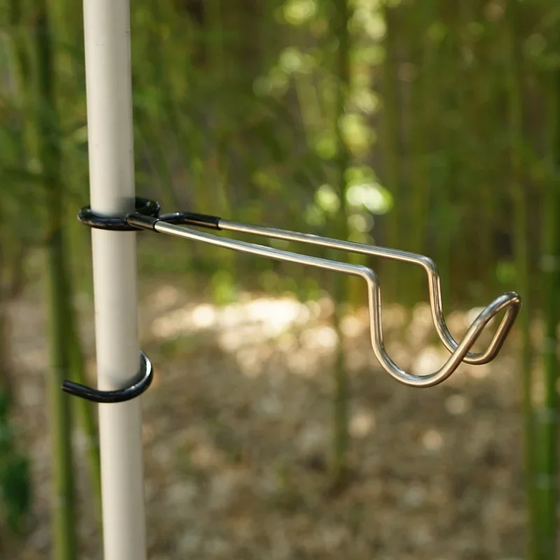 Outdoor Lighting Poles - Gancho Portátil de Acero Inoxidable para