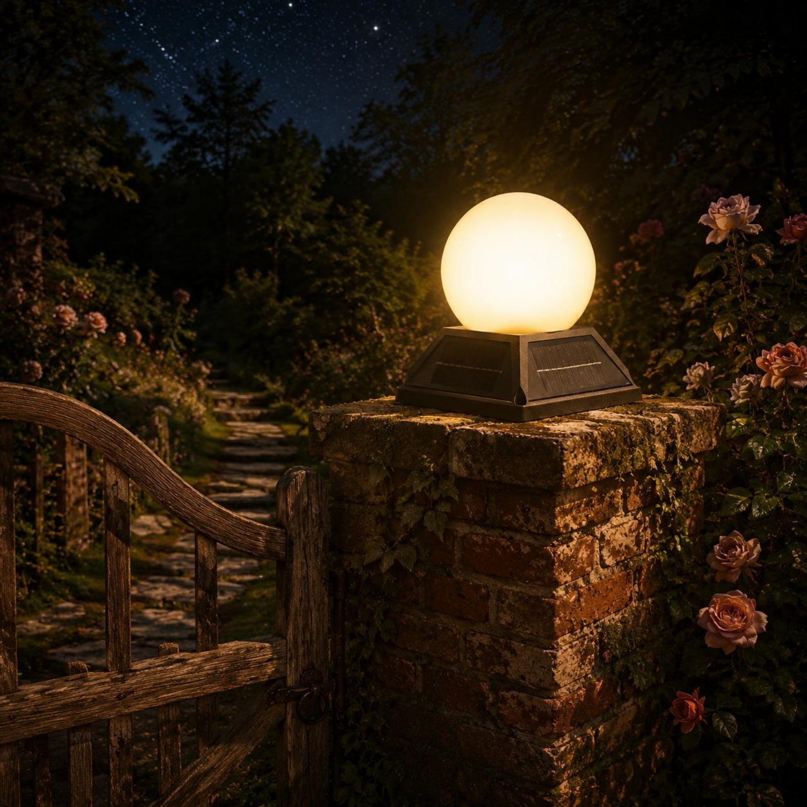 Outdoor Lighting Ip65 - Lámpara Solar para Poste con Control