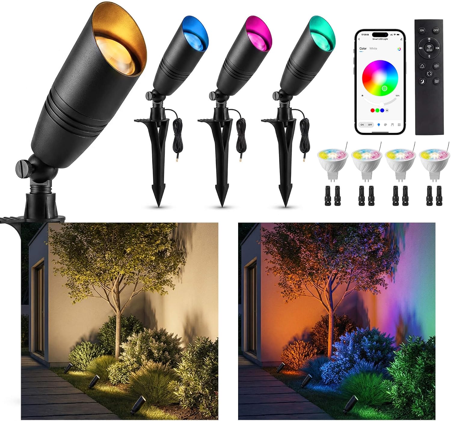 Outdoor Lighting Controller - Focos LED para Exteriores de Bajo