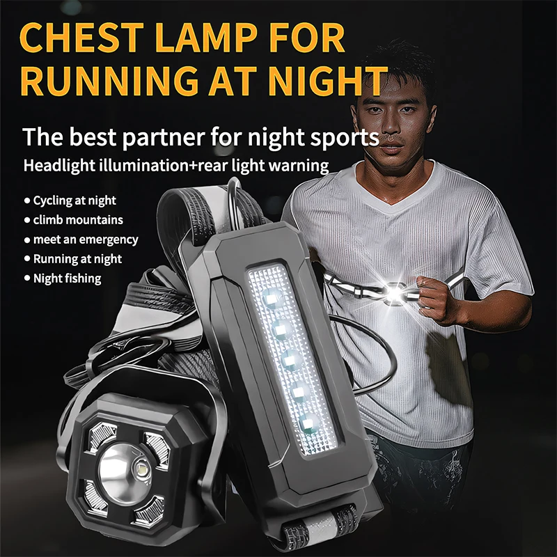 Outdoor Lighting Usb - Luz LED nocturna para correr, deporte