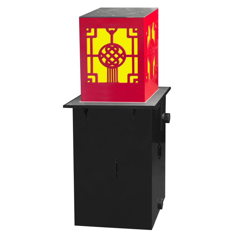Outdoor Lighting Modern - Baliza LED Redonda de Estilo Moderno,