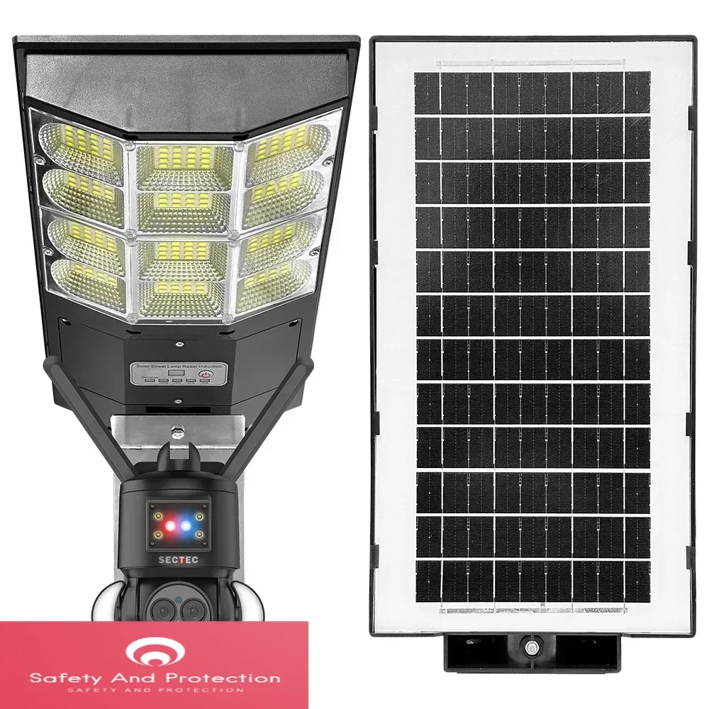 Outdoor Lighting Panel - Cámara de Vigilancia CCTV con Farola