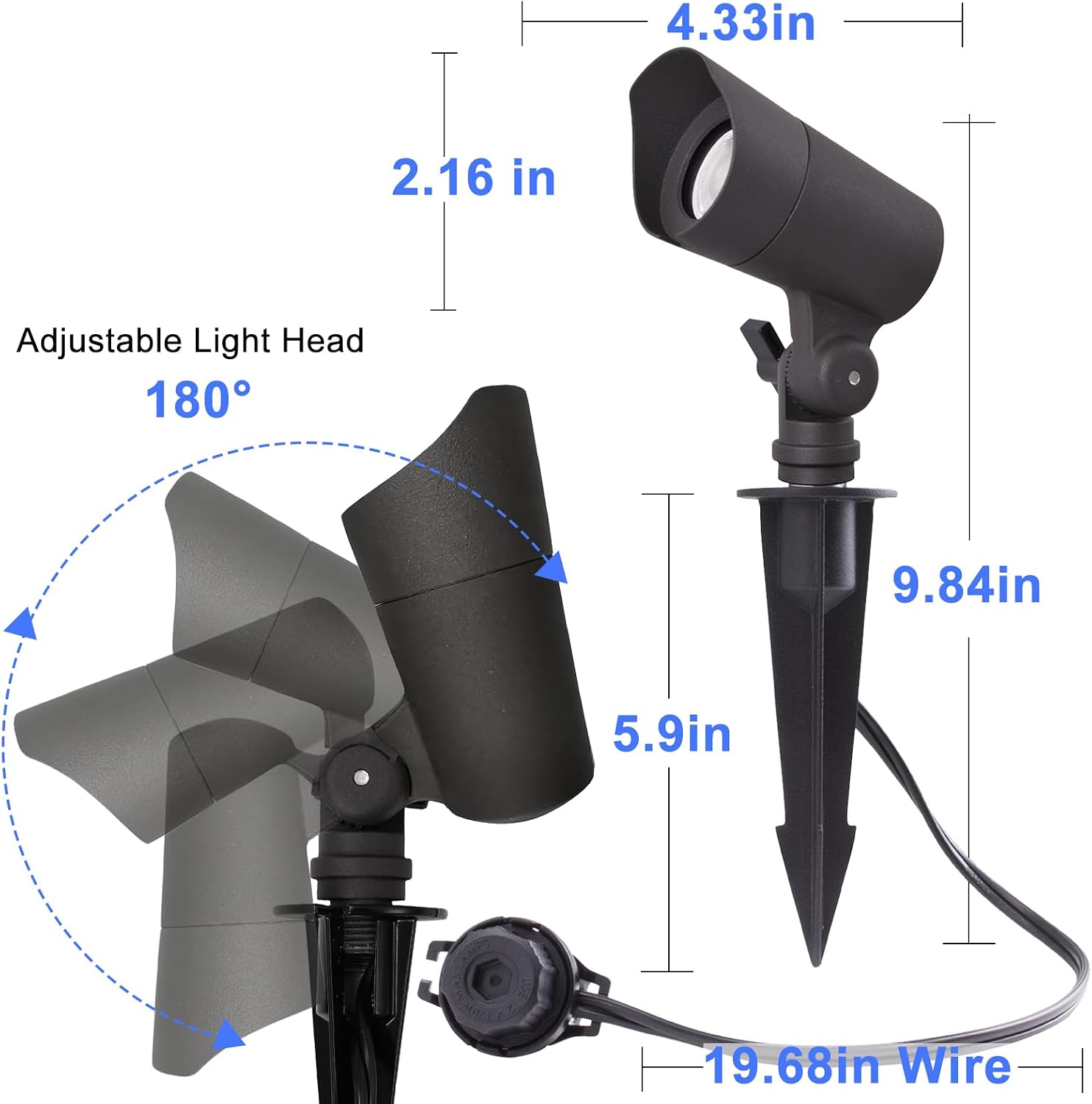 Luces LED de Bajo Voltaje 12V  - Landscape Spike Light reseña y precio