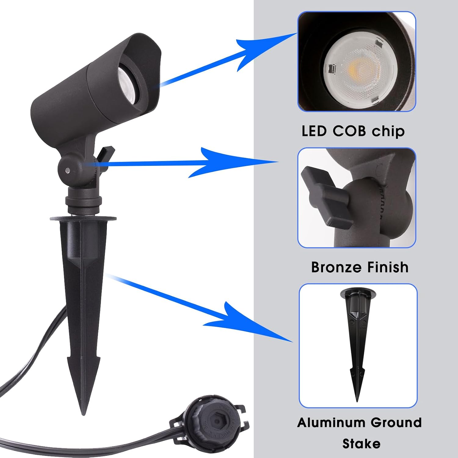 Luces LED de Bajo Voltaje 12V  - Landscape Spike Light reseña y precio
