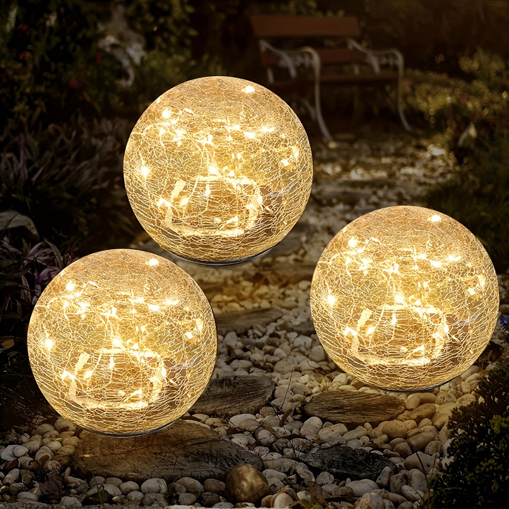 Luces Solares de Bola de Crist - Outdoor Lighting Panel reseña y precio