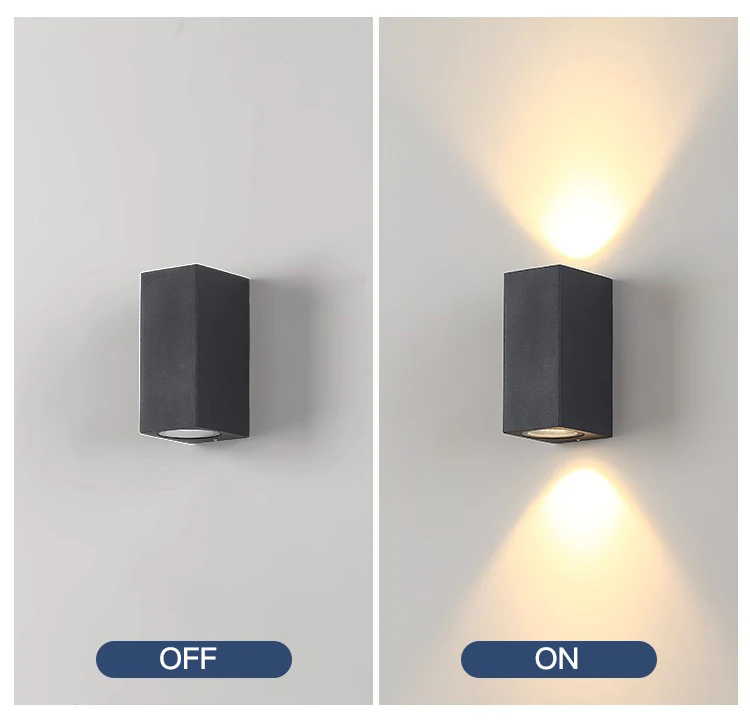 GU10 luz de pared moderna Simp - Outdoor Lighting Modern reseña y precio