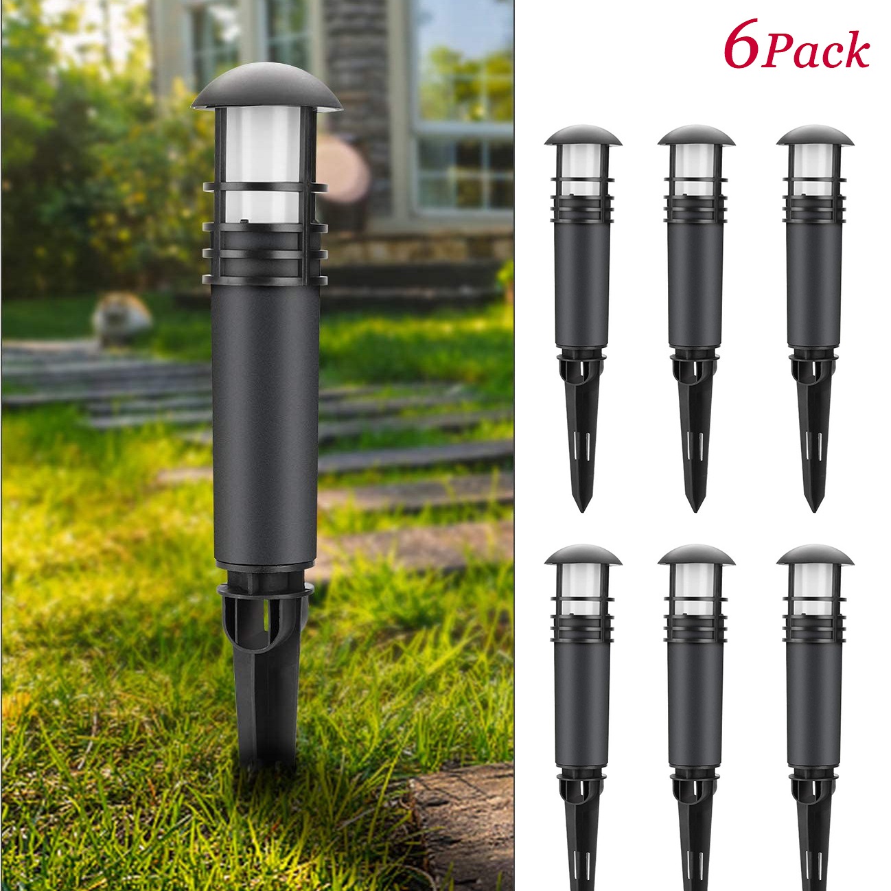 QACA Luces LED de Bajo Voltaje - Landscape Spike Light reseña y precio