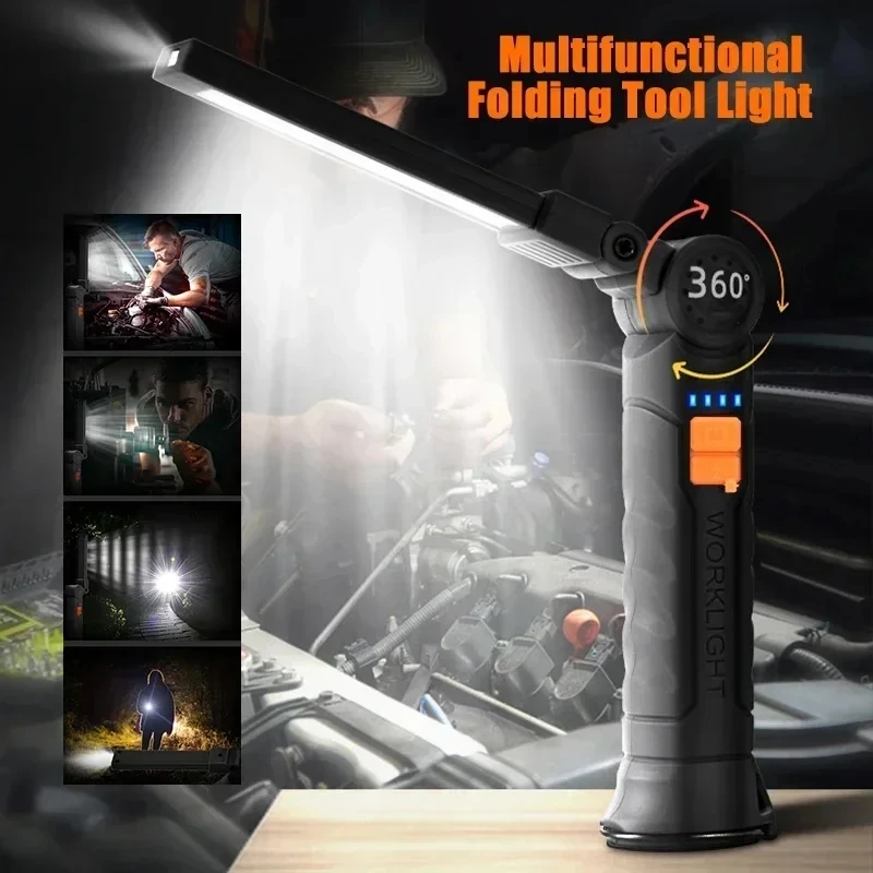 Linterna LED COB portátil, luz - Outdoor Lighting Usb reseña y precio
