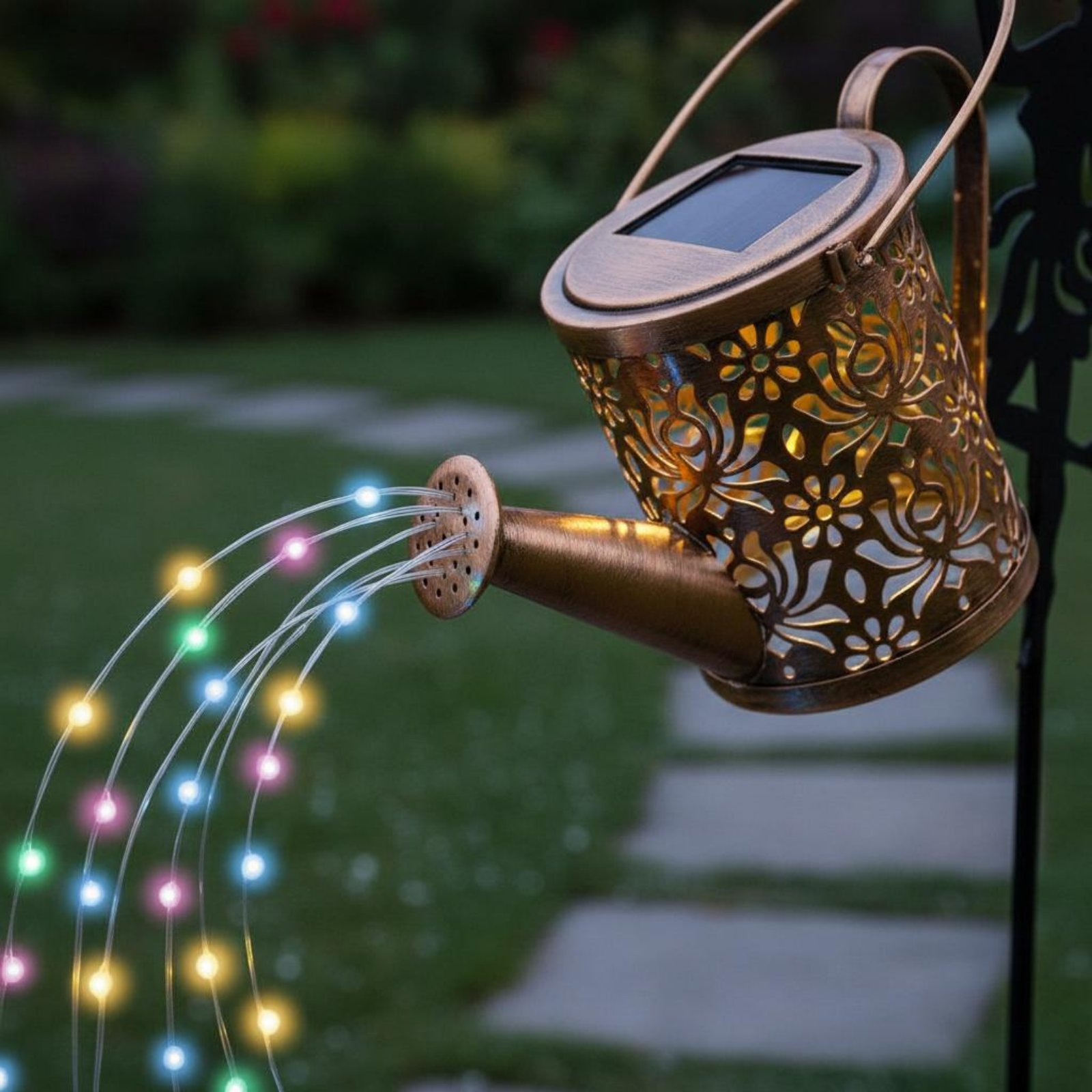 Luz solar decorativa con proye - Outdoor Lighting Modern reseña y precio