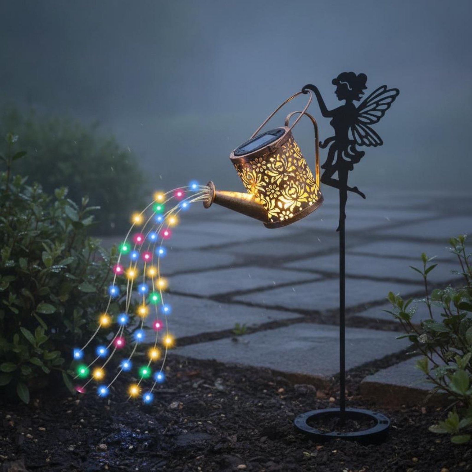 Luz solar decorativa con proye - Outdoor Lighting Modern reseña y precio