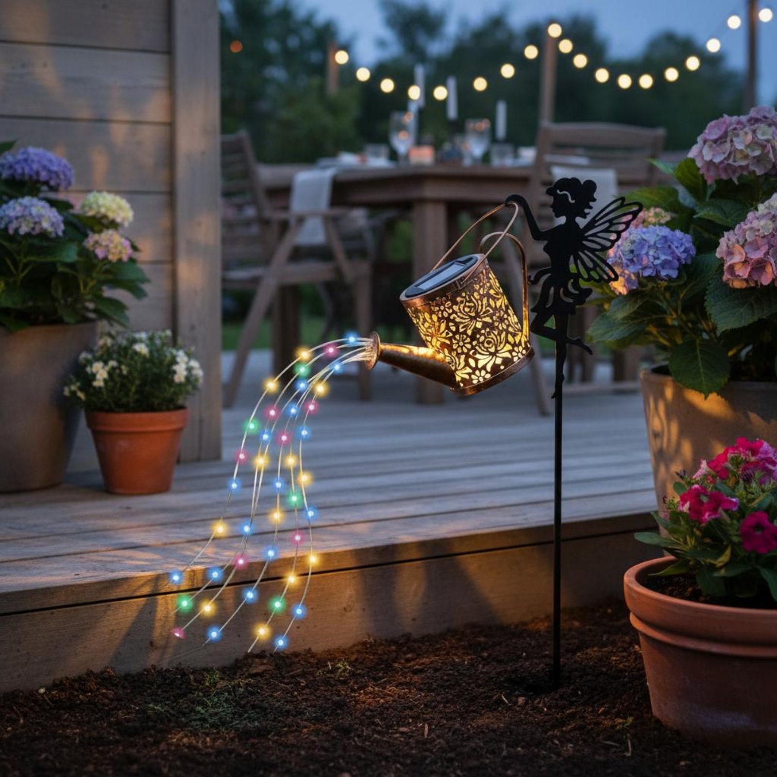 Luz solar decorativa con proye - Outdoor Lighting Modern reseña y precio