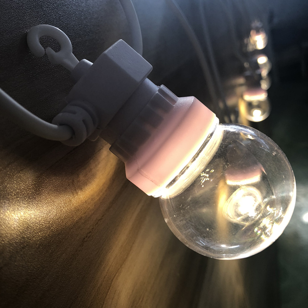 IP65 G50 Cable blanco bola lec - Lighting Wedding Outdoor reseña y precio