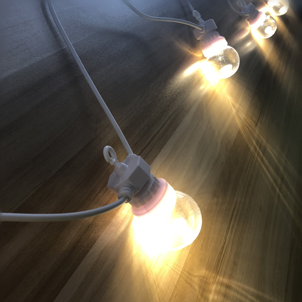 IP65 G50 Cable blanco bola lec - Lighting Wedding Outdoor reseña y precio
