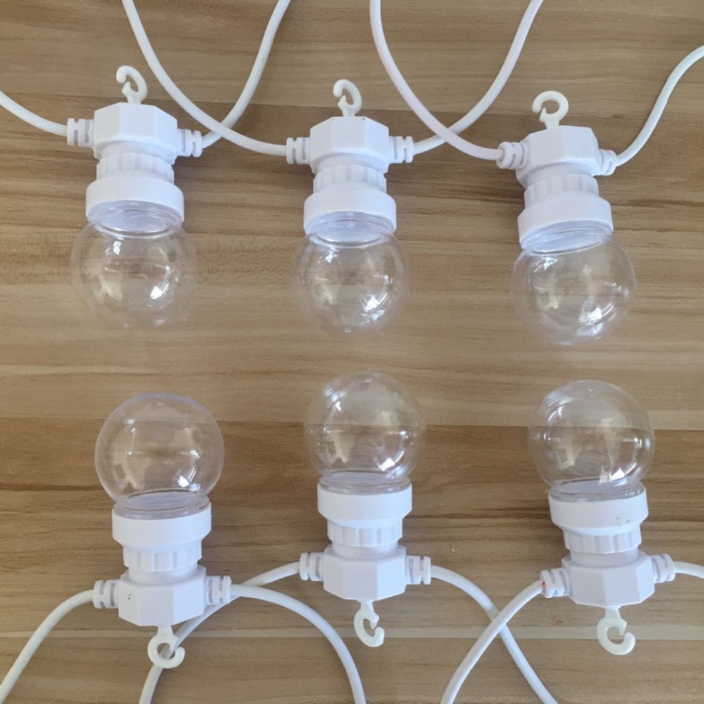 IP65 G50 Cable blanco bola lec - Lighting Wedding Outdoor reseña y precio