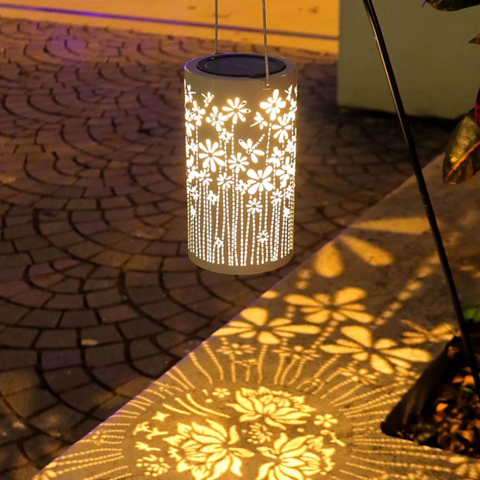 Faroles solares colgantes, lám - Outdoor Lighting Yard reseña y precio