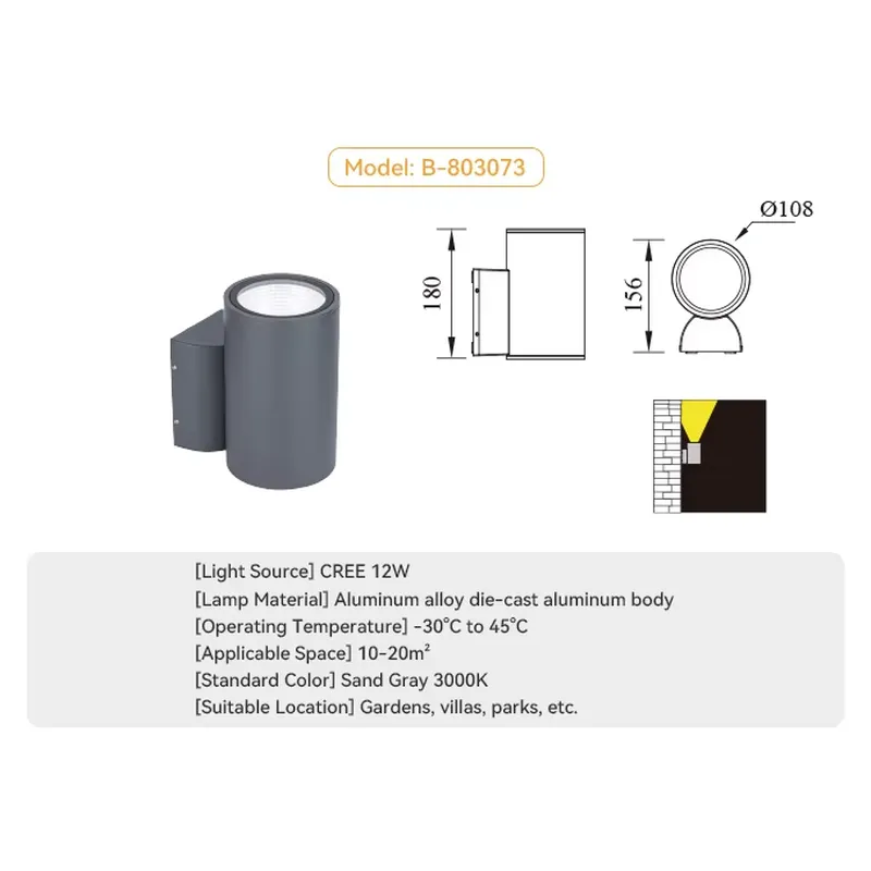 Lámpara de Pared Decorativa pa - Outdoor Lighting Modern reseña y precio