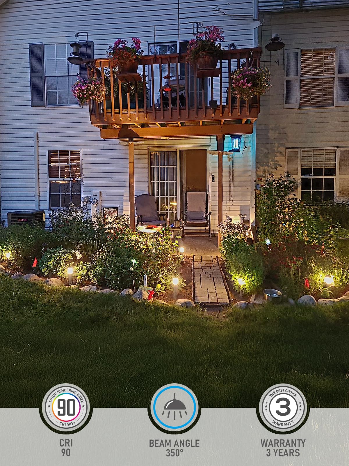 Luces LED de exterior para jar - Landscape Spike Light reseña y precio