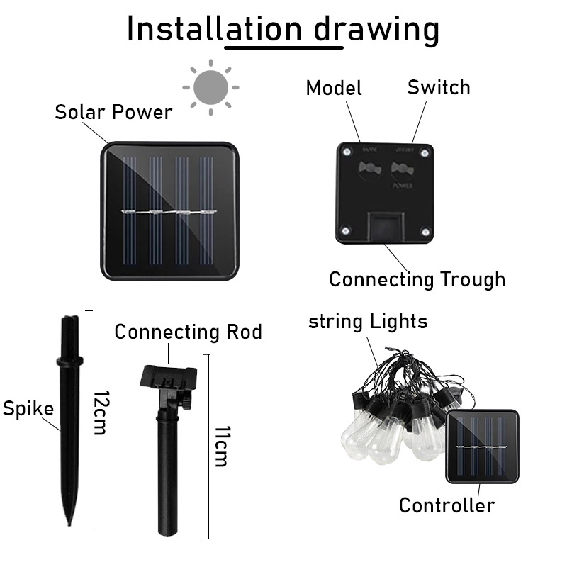 Guirnalda de Luces LED Solares - Outdoor Lighting Ip65 reseña y precio