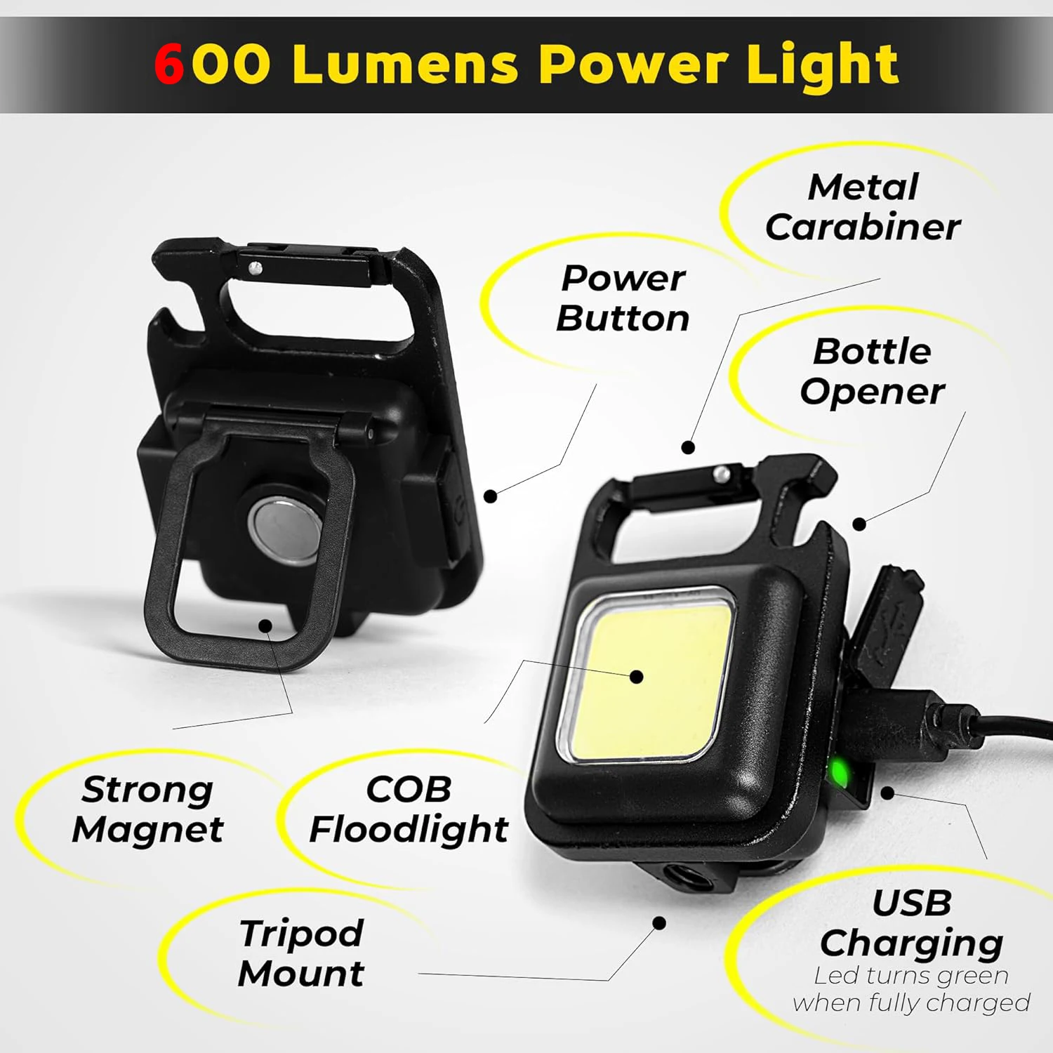 Linterna Portátil de Llavero,  - Outdoor Lighting Usb reseña y precio
