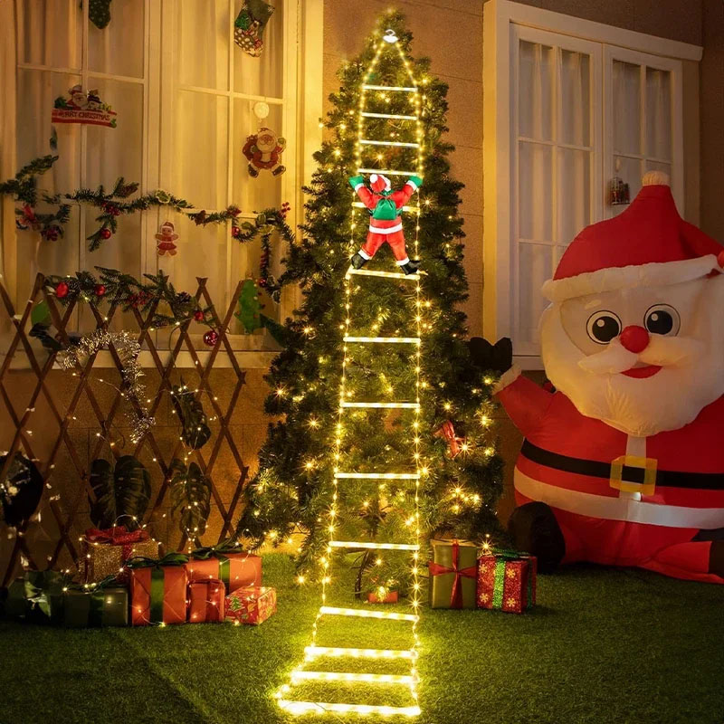Luces LED de Navidad, Cadena d - Outdoor Lighting And Decor reseña y precio