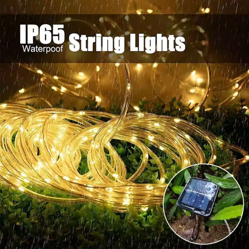 Guirnalda de luces LED solares - Lighting Wedding Outdoor reseña y precio