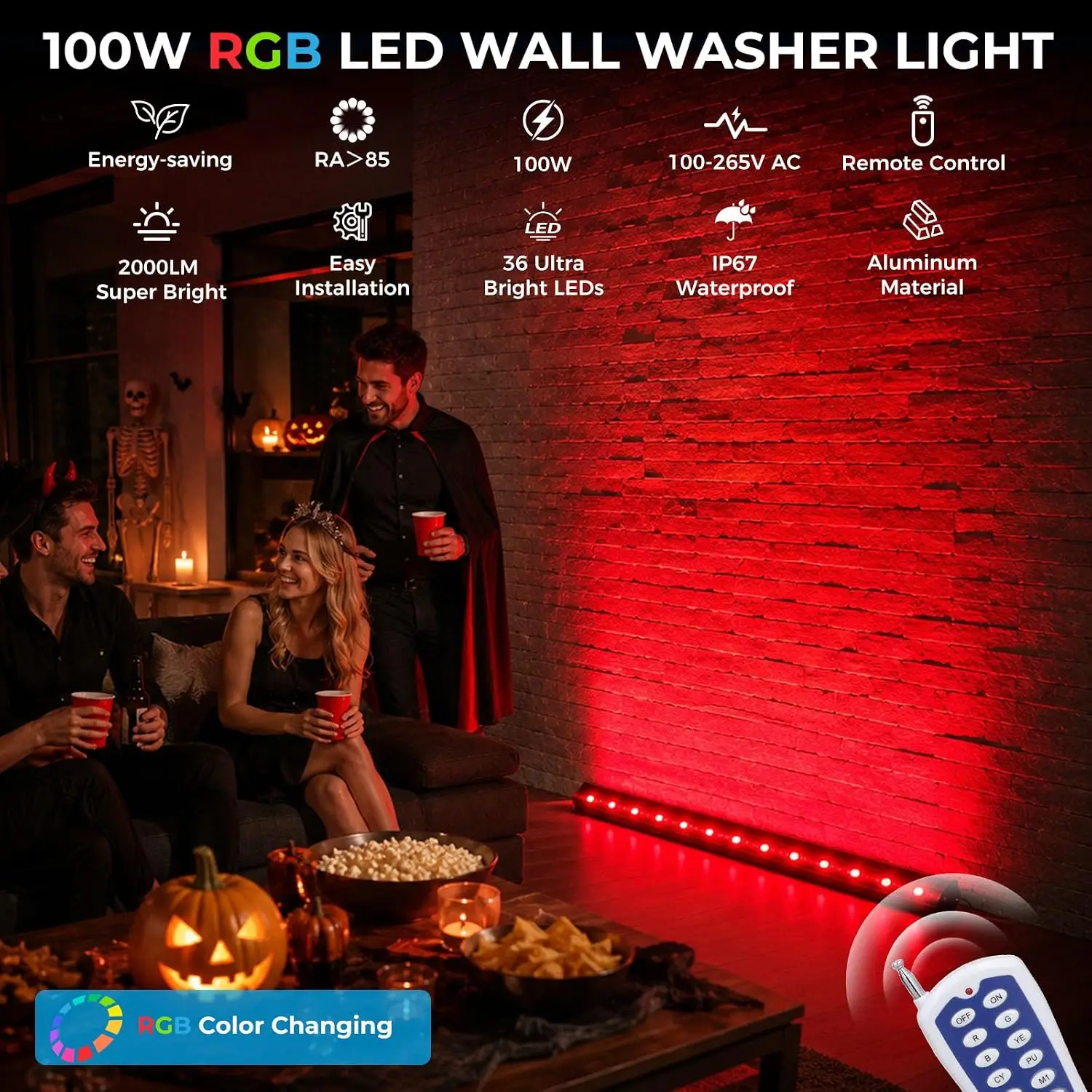 Paquete de 2 Luces RGB para Pa - Outdoor Lighting Controller reseña y precio