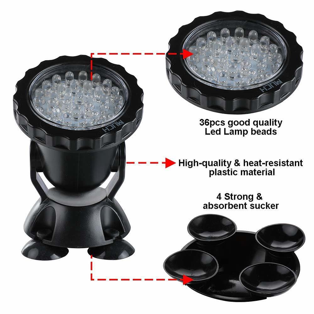 Luz sumergible para estanque d - Pond Light Submersible reseña y precio