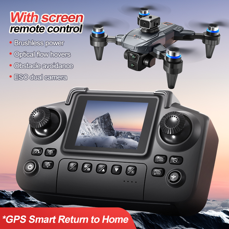 Dron GPS RC con pantalla 4K pr - Outdoor Lighting Controller reseña y precio
