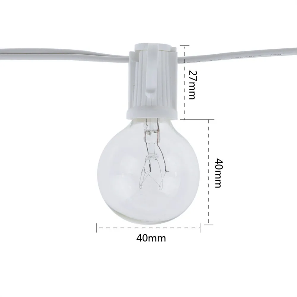 Guirnalda de Luces Vintage G40 - Lighting Wedding Outdoor reseña y precio