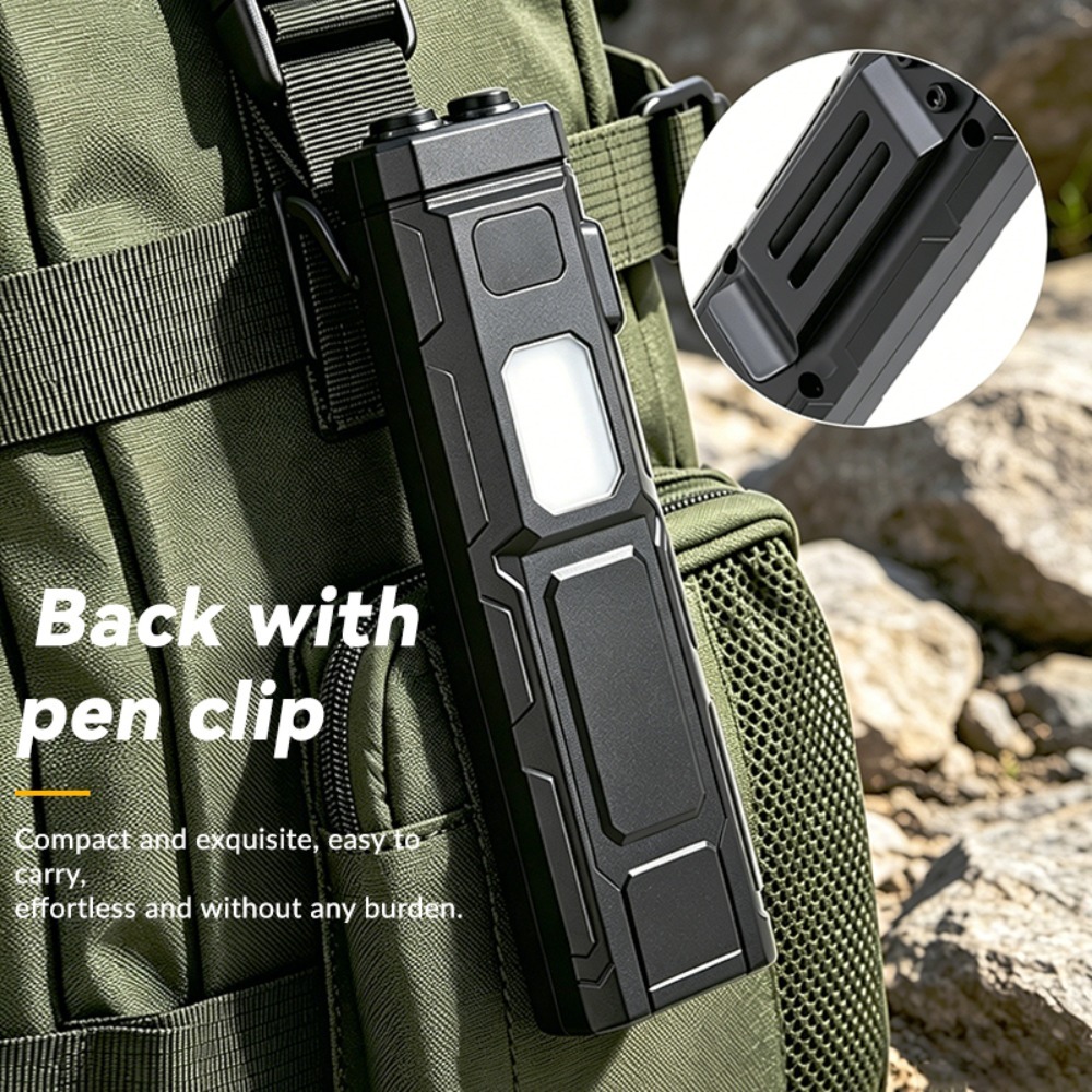 Linterna LED COB EDC con clip  - Outdoor Lighting Panel reseña y precio