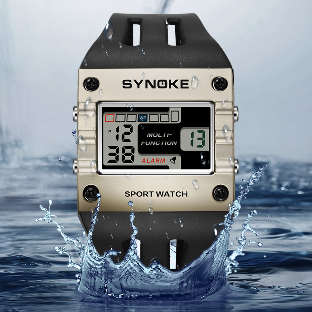 Reloj Digital SYNOKE, reloj el - Outdoor Lighting Trends reseña y precio