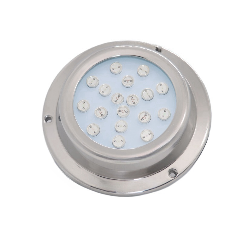 54W blanco azul múltiples colo - Pond Light Submersible reseña y precio