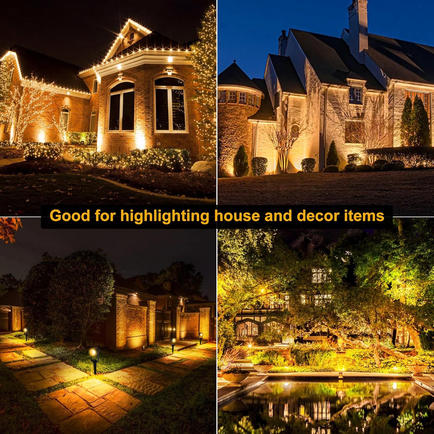 Foco exterior de 4/6/8 LED, 30 - Landscape Spike Light reseña y precio