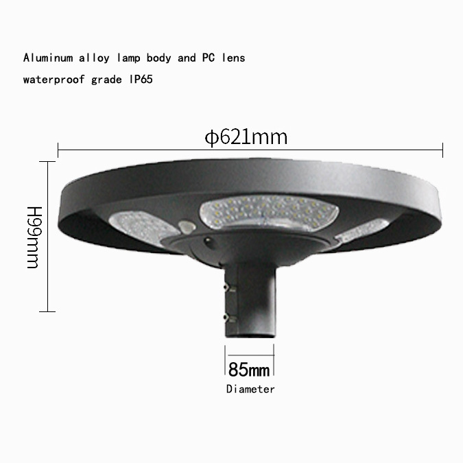 Lámpara Solar LED UFO Impermea - Outdoor Lighting Poles reseña y precio