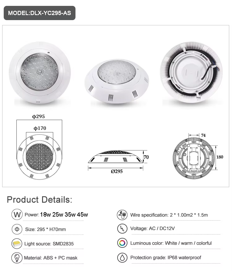 Luces LED para piscina RGB AC1 - Pond Light Submersible reseña y precio