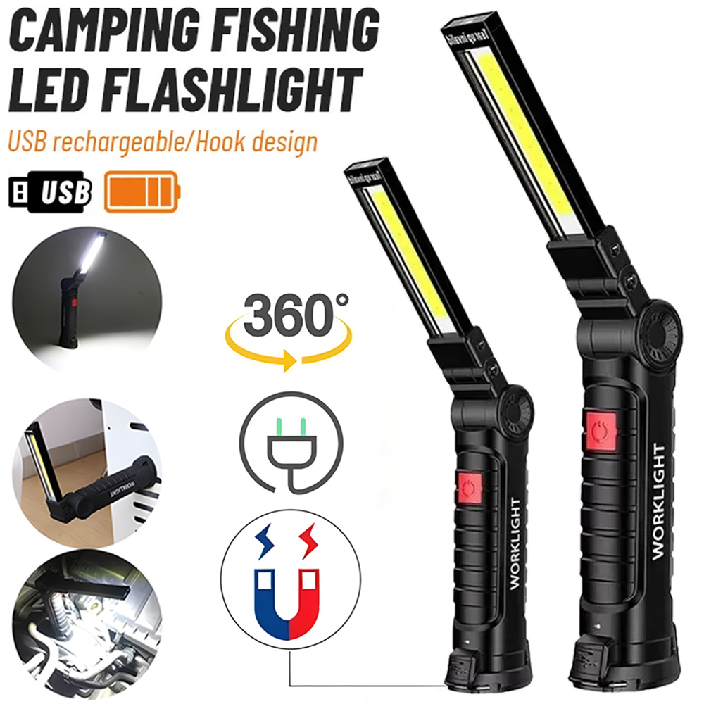 Linterna LED COB Lámpara de in - Outdoor Lighting Usb reseña y precio