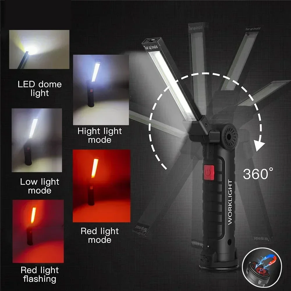 Linterna LED COB Lámpara de in - Outdoor Lighting Usb reseña y precio