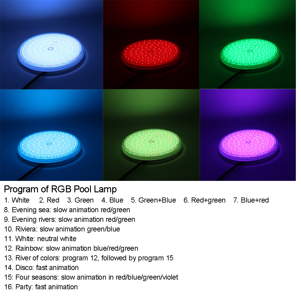 Luz alemana 18W, luz de piscin - Pond Light Submersible reseña y precio