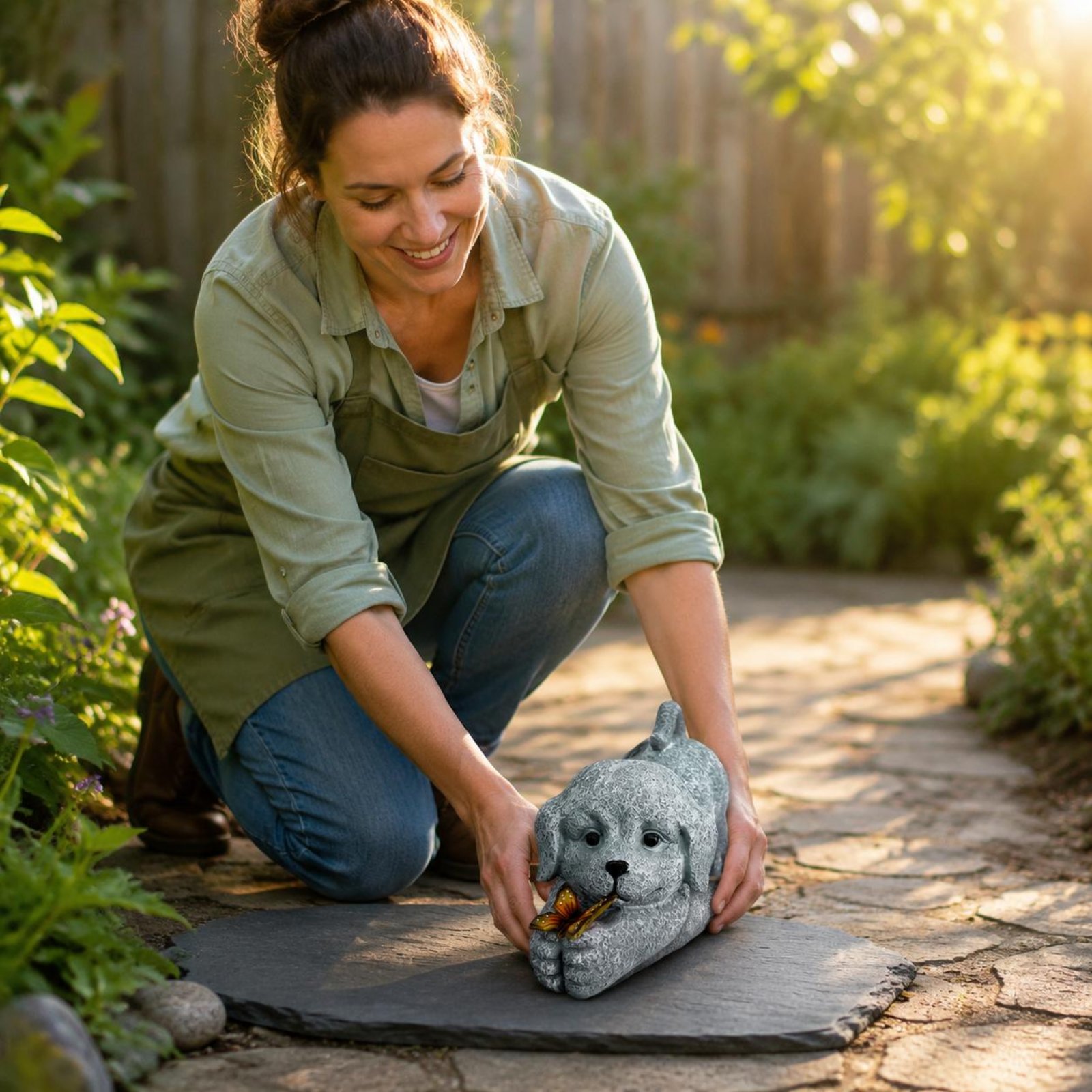 Estatua de perro solar, artesa - Outdoor Lighting Ip65 reseña y precio