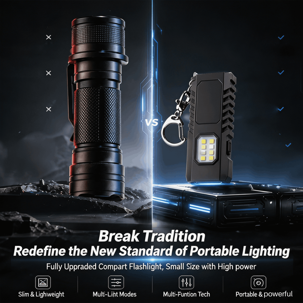 Mini linterna de llavero EDC r - Outdoor Lighting Usb reseña y precio